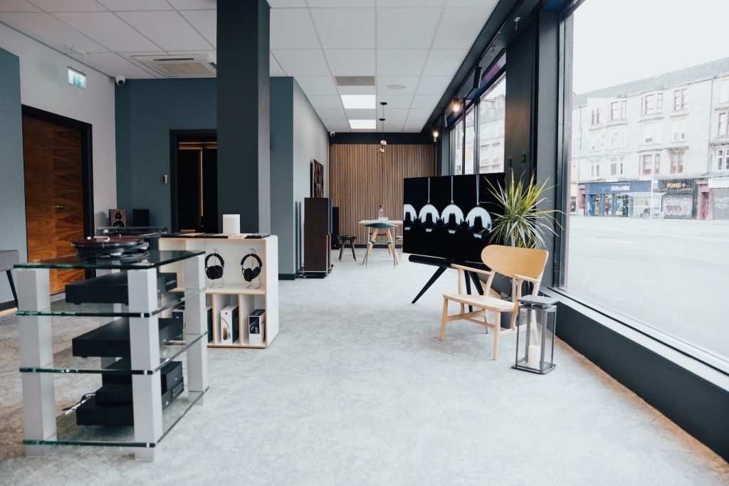 Glasgow Audio's showroom